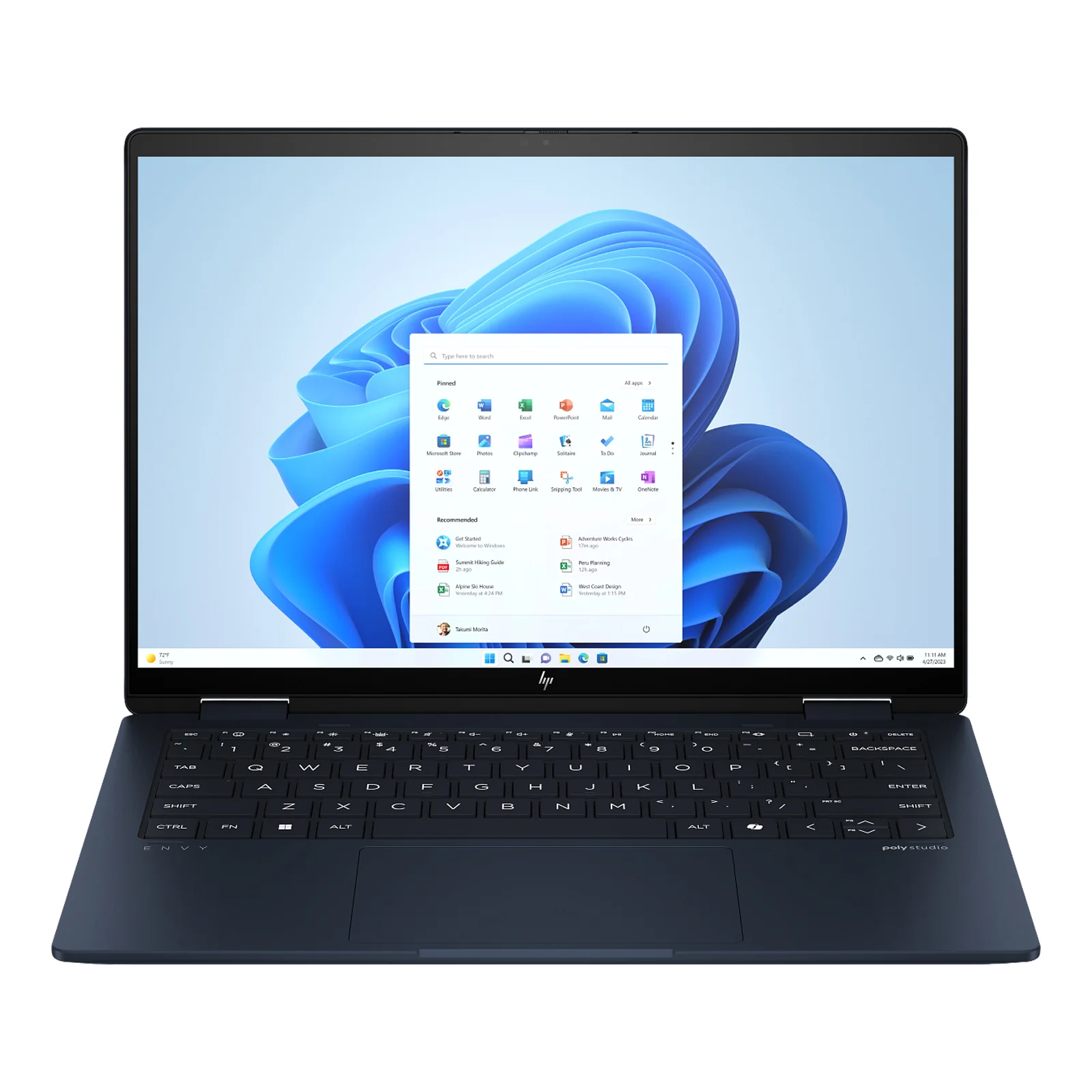 Envy x360 14" WUXGA 2-in-1 Laptop Core Ultra 7-155U 16GB 512GB W11H Touch Blue (Refurbished) - Image 4