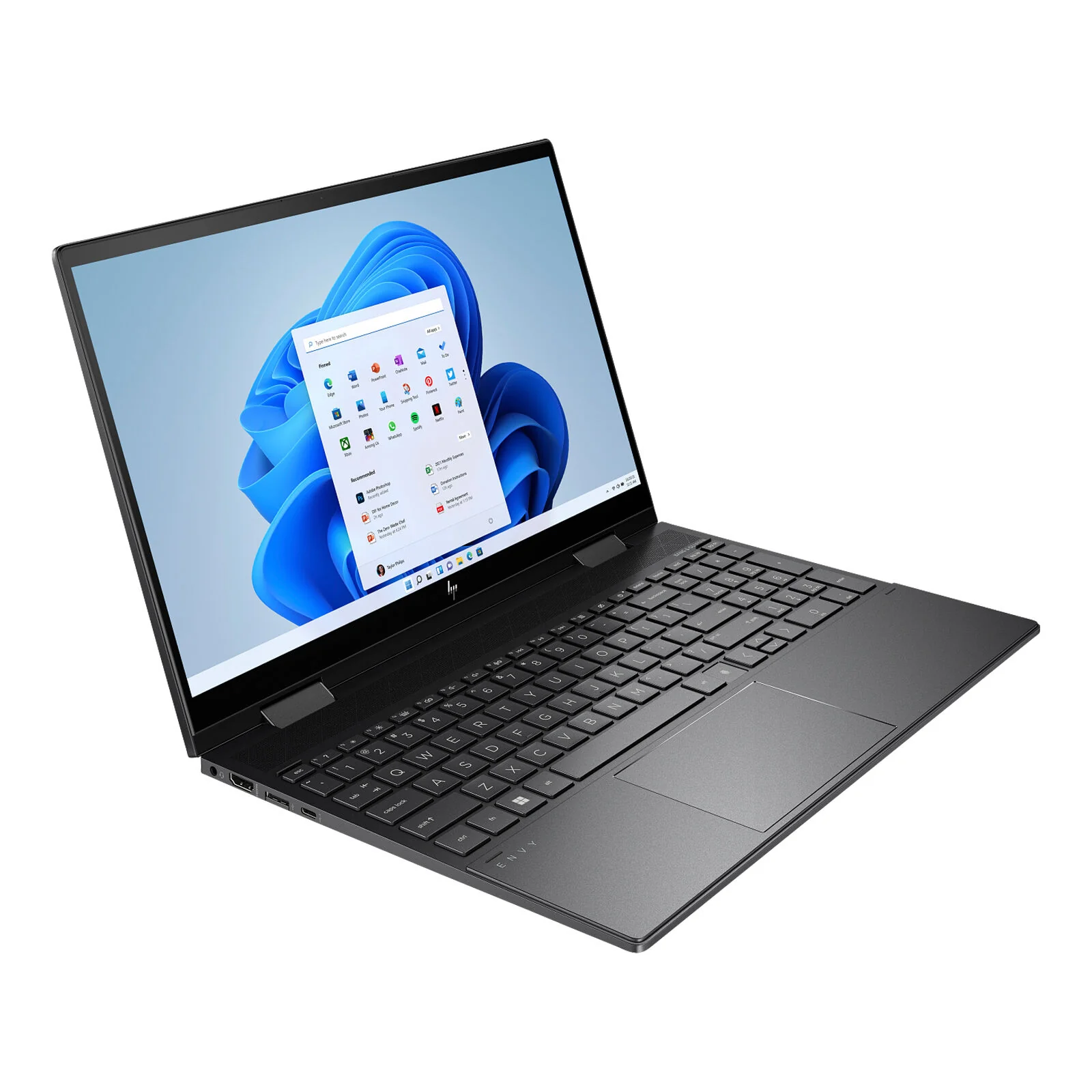 Envy x360 15.6" FHD 2-in-1 Laptop R5-5500U 8GB 512GB W11H Touch Black (Refurbished) - Image 5