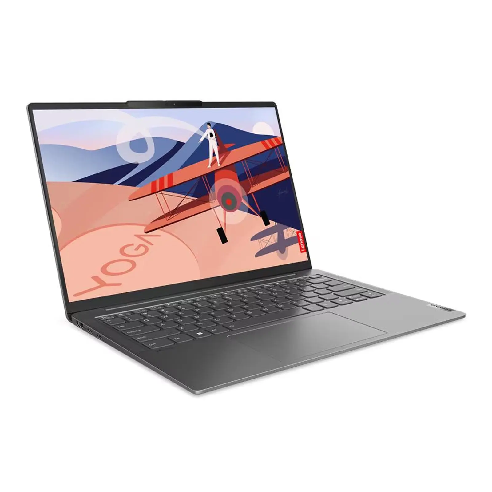 Yoga Slim 6 14" 2.2K Laptop i5-1240P 16GB 512GB W11H Storm Grey (Refurbished) - Image 4