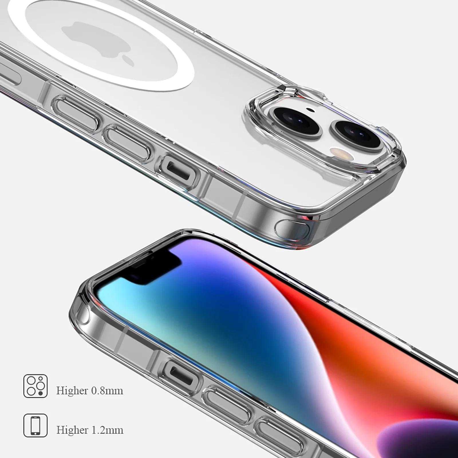 MagSafe Clear Case for iPhone 15 Plus - Image 4