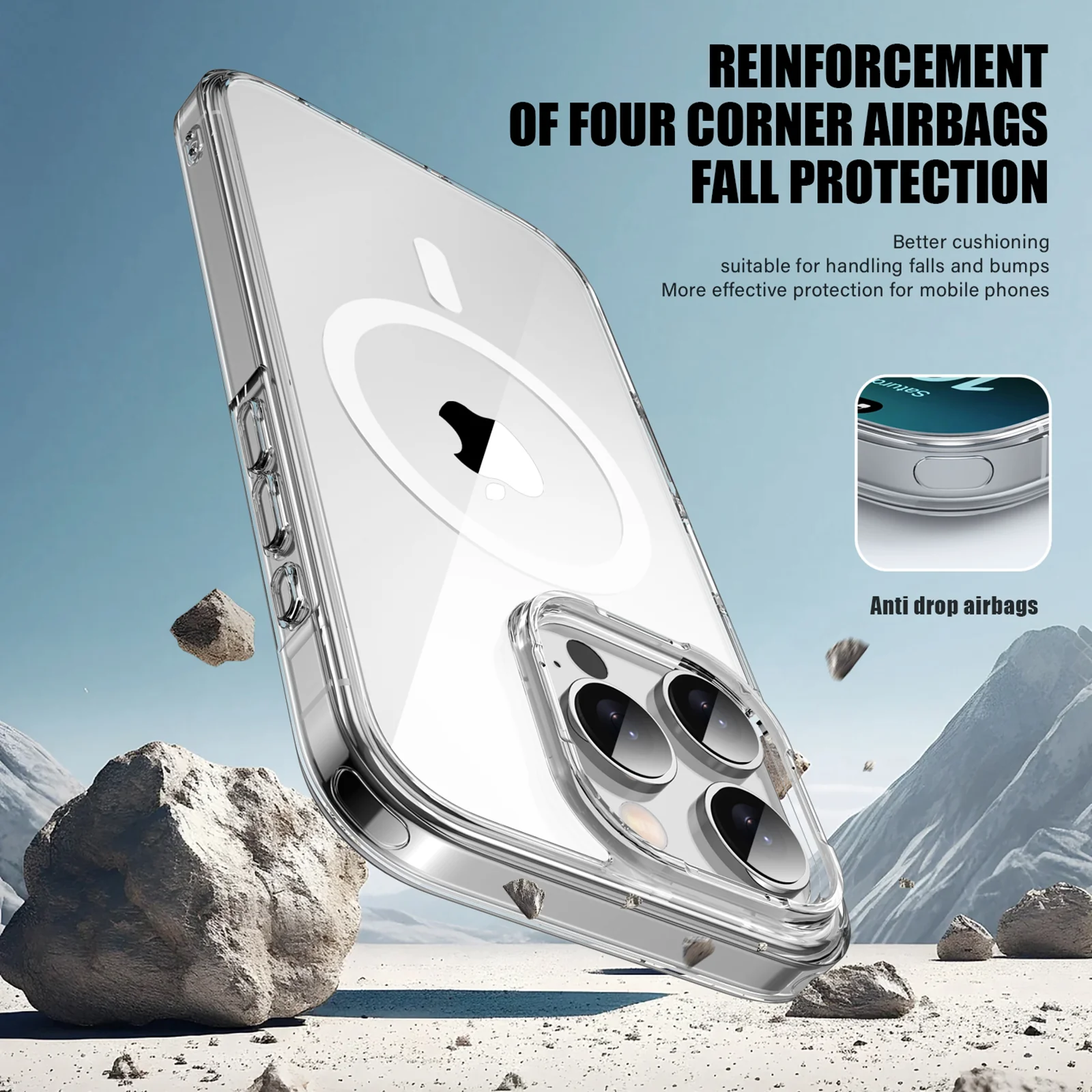 MagSafe Clear Case for iPhone 16 Pro Max - Image 3