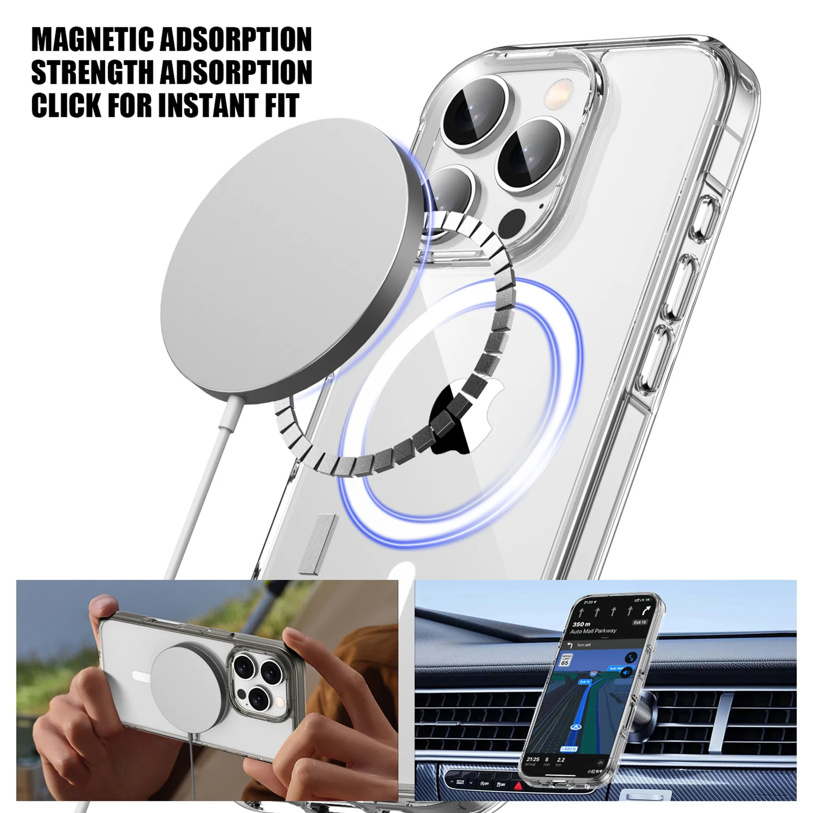 MagSafe Clear Case for iPhone 16 Pro Max - Image 6