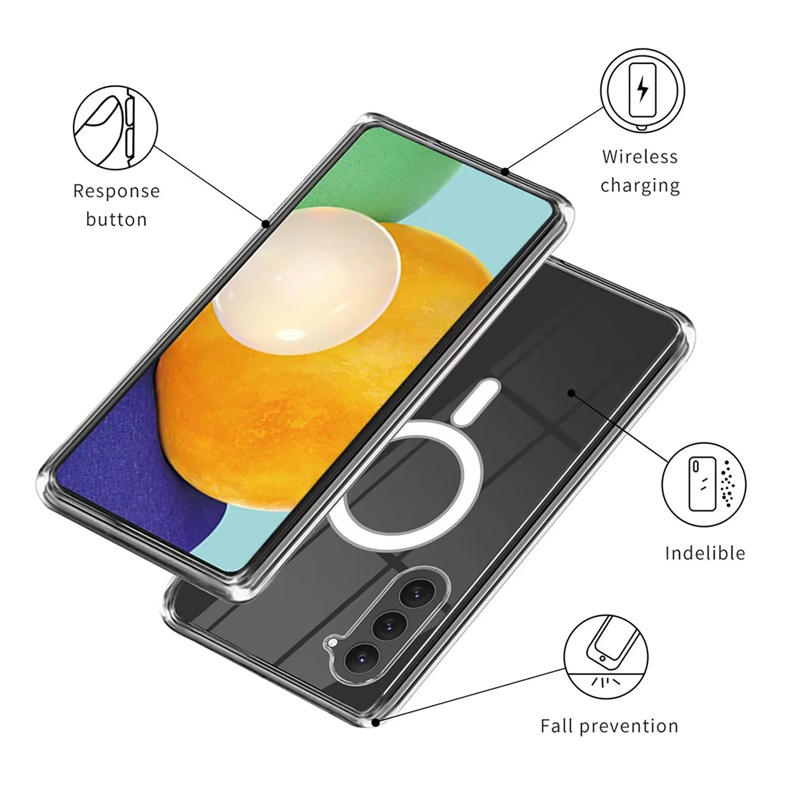 MagSafe Clear Case for Samsung Galaxy S23 - Image 7