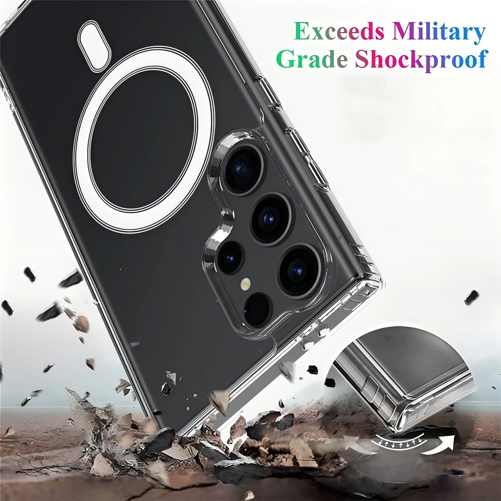 MagSafe Clear Case for Samsung Galaxy S25 Ultra - Image 3