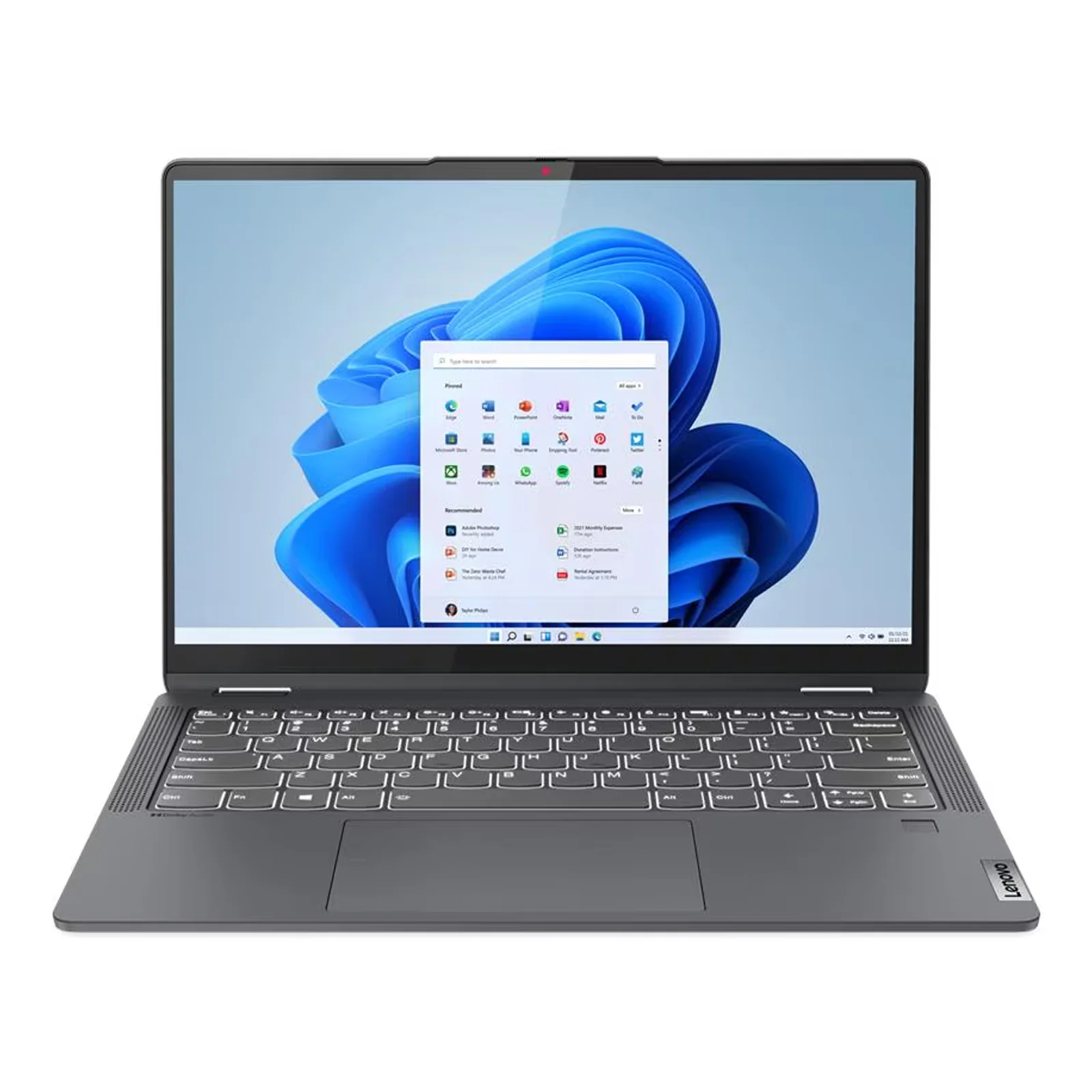 IdeaPad Flex 5 14" WUXGA 2-in-1 Laptop R5-5500U 16GB 512GB W11H Touch Storm Grey (Refurbished) - Image 3
